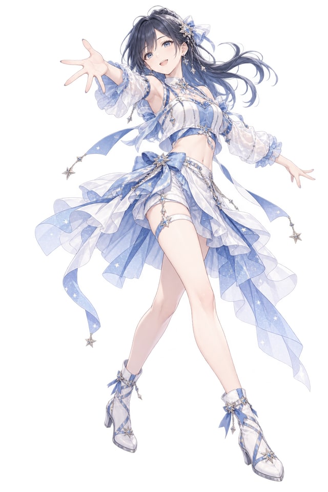 未来の探検家を表すアイドルのイラスト