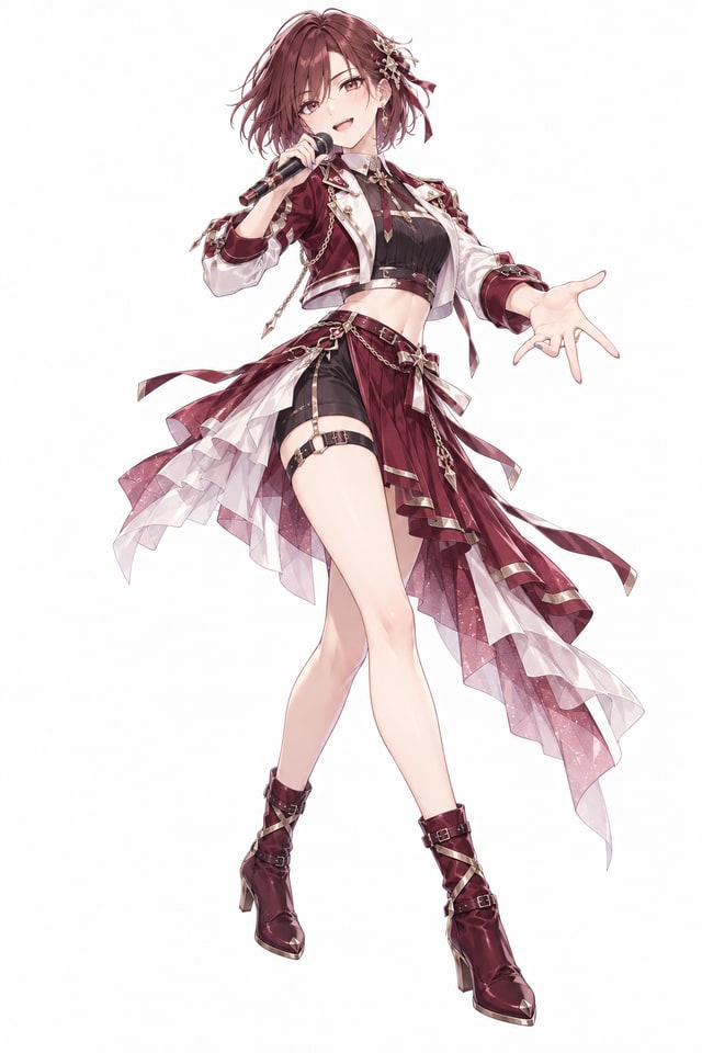 情熱の擁護者を表すアイドルのイラスト