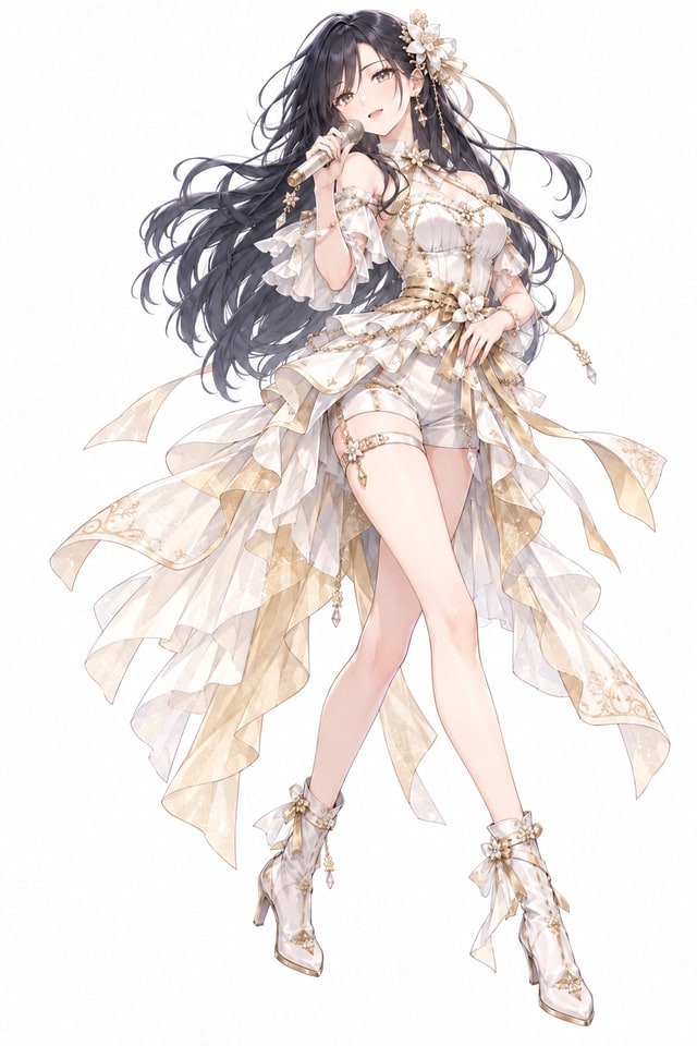 きらめき鑑賞家を表すアイドルのイラスト