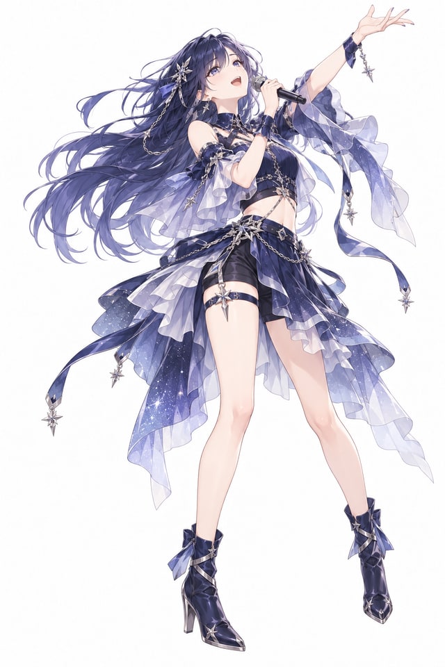 星追いの旅人を表すアイドルのイラスト