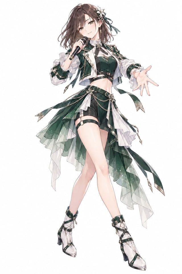 音色の理解者を表すアイドルのイラスト